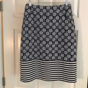 DOWNEAST Adorable mixed pattern skirt